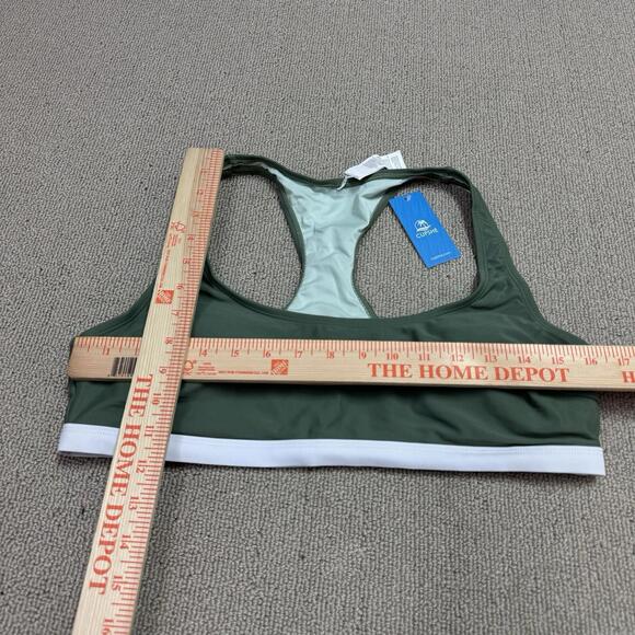 Cupshe Swimsuit Top Green Women’s Size Large NWT - Picture 2 of 11